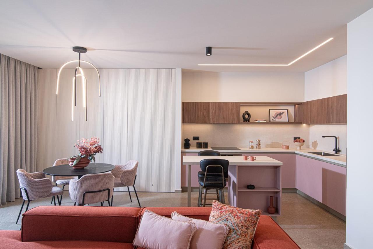 The Pink Penthouse Daire Kandiye Dış mekan fotoğraf