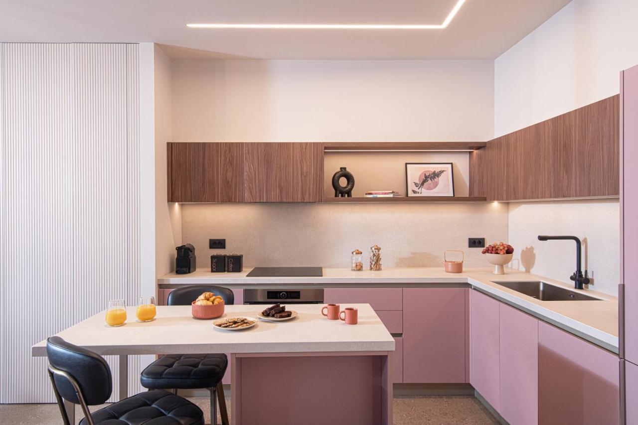 The Pink Penthouse Daire Kandiye Dış mekan fotoğraf