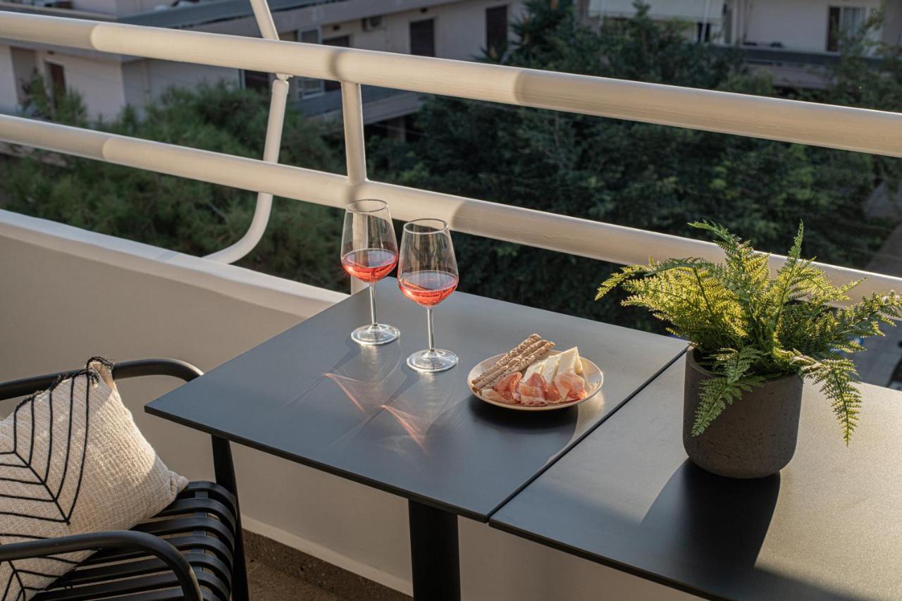 The Pink Penthouse Daire Kandiye Dış mekan fotoğraf