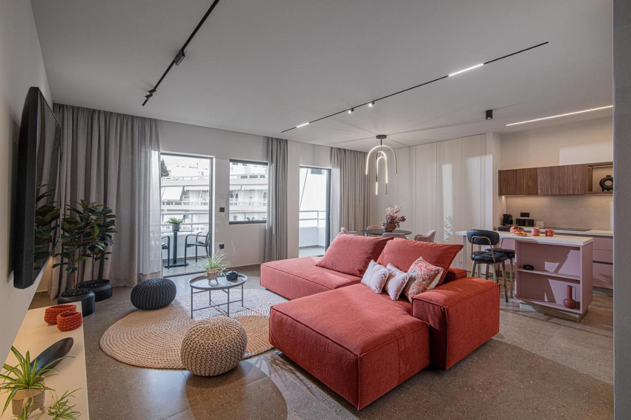 The Pink Penthouse Daire Kandiye Dış mekan fotoğraf