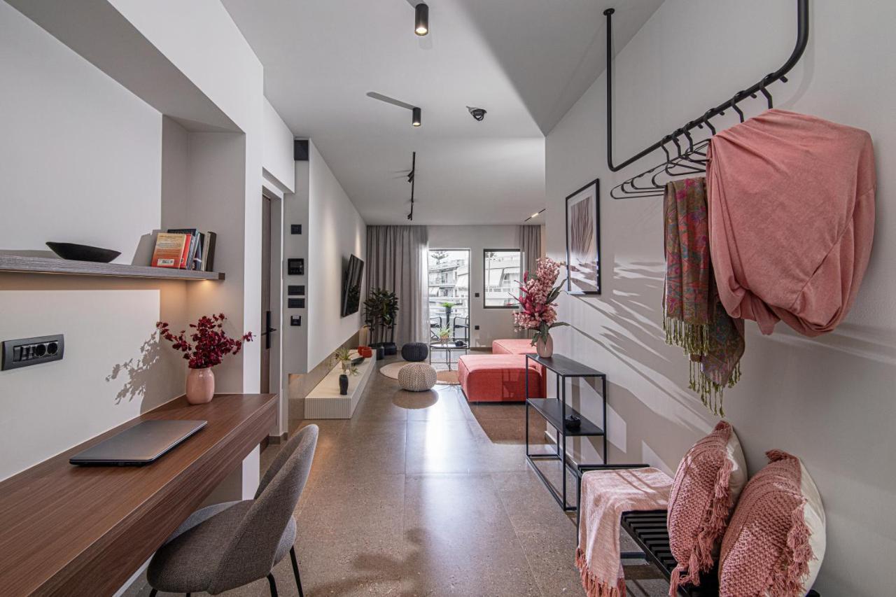 The Pink Penthouse Daire Kandiye Dış mekan fotoğraf