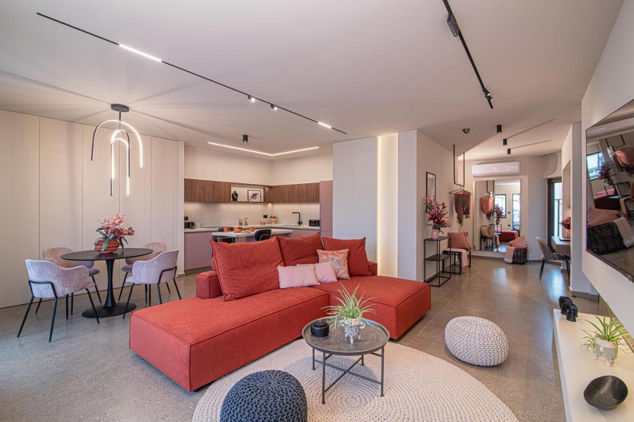 The Pink Penthouse Daire Kandiye Dış mekan fotoğraf